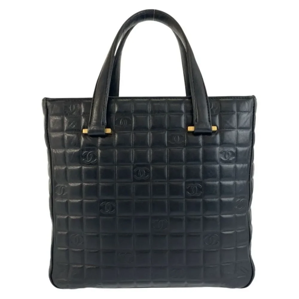 Chanel Icon Choco Bar Leather Tote